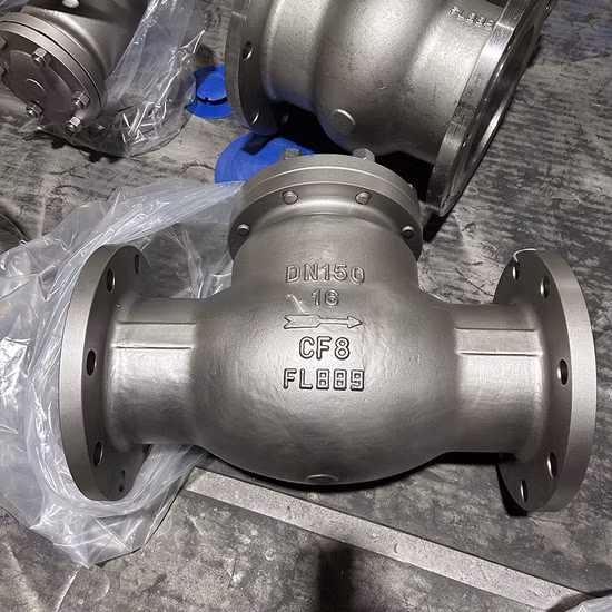 Cast Ductile Iron Flanged Dual Plate Check Valve Flap Valve Swing Ball Type Check Valve