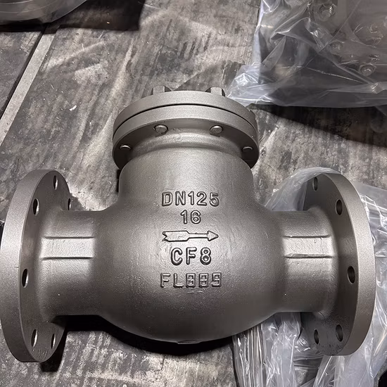 Cast Ductile Iron Flanged Dual Plate Check Valve Flap Valve Swing Ball Type Check Valve