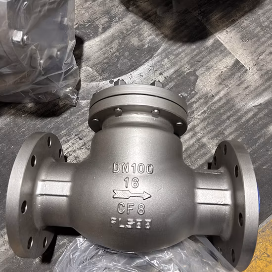 Cast Ductile Iron Flanged Dual Plate Check Valve Flap Valve Swing Ball Type Check Valve