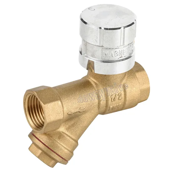 China Factory Customized Forged Brass Magnetic Y Strainer Valve 