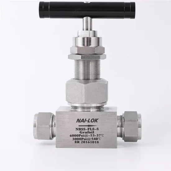 SS316 Stainless Steel High Pressure 10000psi Butt Weld Forged Needle Valve