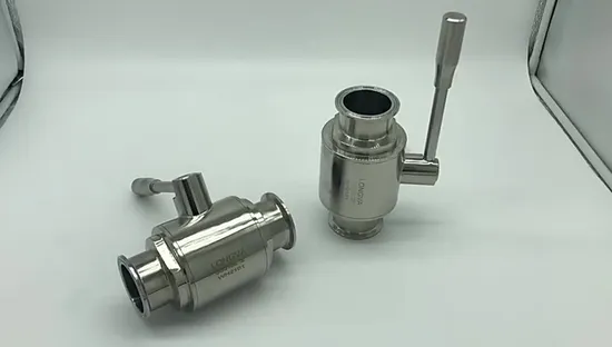 316 Sanitary Stainless Steel Straight Ball Valve 
