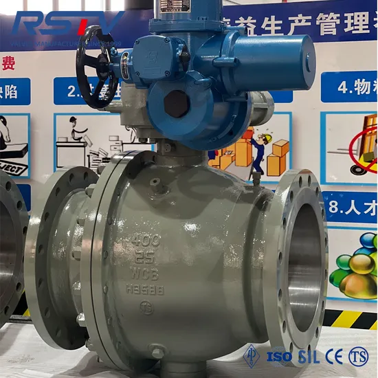 API Stainless Steel Full Bore 2PC Flanged Trunnion Ball Valve 